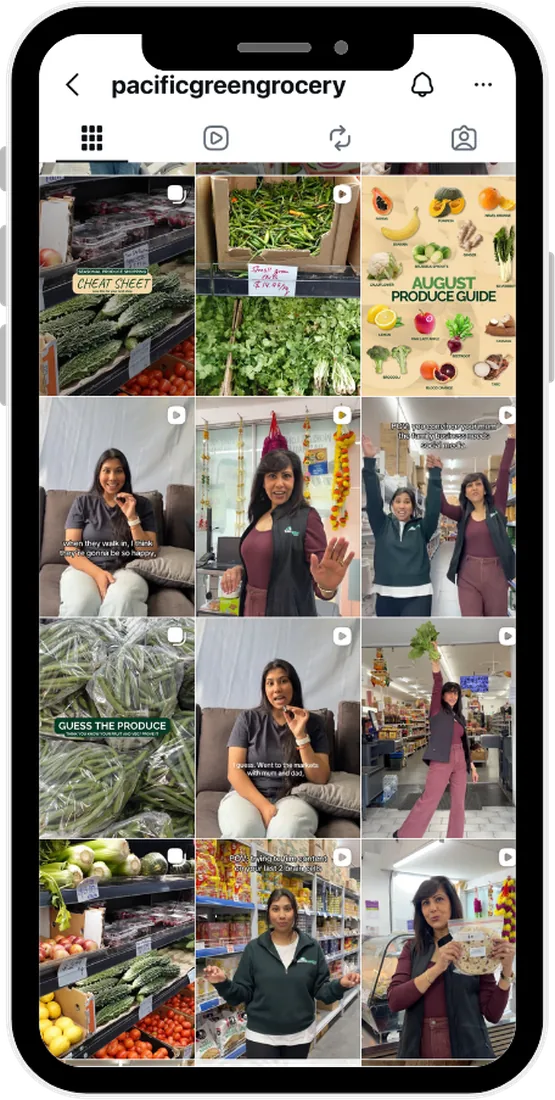 Pacific Green Grocery's feed today