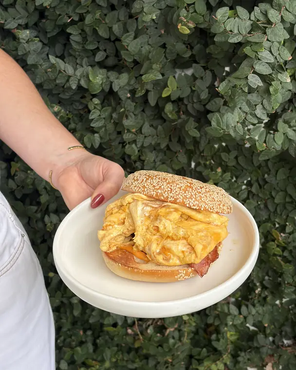 Food content shot on location